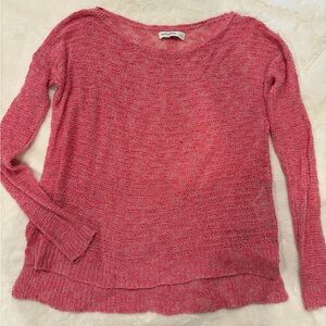 Women's Pink Abercrombie Sweater